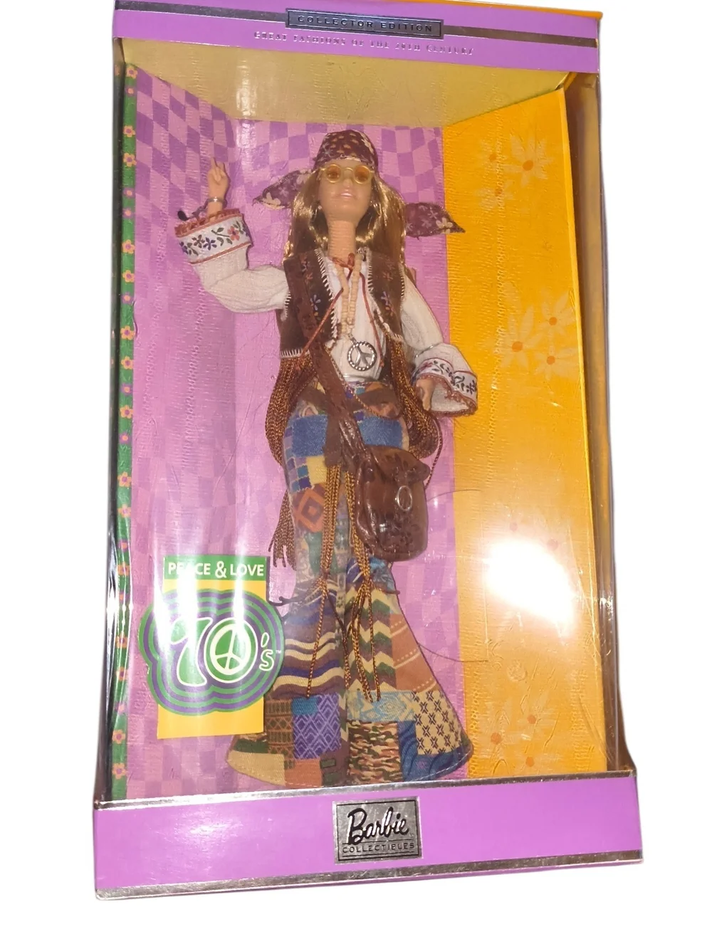 70s Peace & Love Hippie Doll - Multicolor